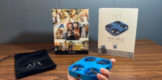 le drone AIR NEO avec appareil photo d’AirSelfie
