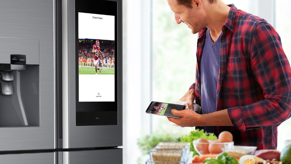 Réfrigérateur Family Hub de Samsung avec écran intelligent